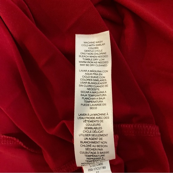 NWT Chico’s Red Swing Dress Size 3 - Picture 7 of 10